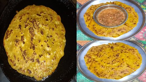 बिना आंटा माड़े,बिनाहाथों को गंदा किए इस ट्रिक से बनाए आलू का पराठा l aloo ka paratha #alooparatha