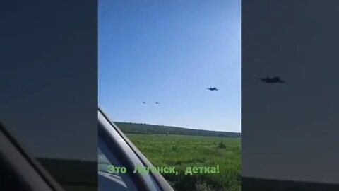 🇷🇺🇺🇦⚡Russian Su-25SM Attack Aircraft In The Sky Over Donbass