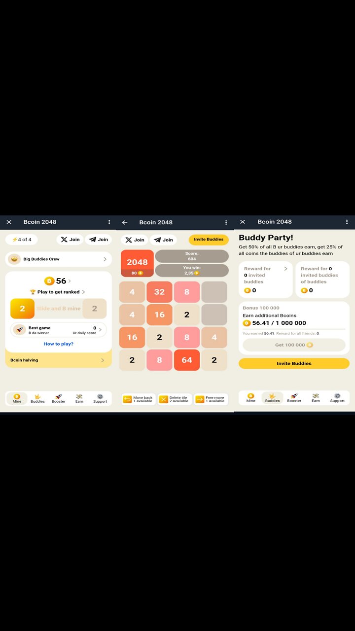 Bcoin 2048 | New Crypto Mining Bot On Telegram | 21 Million Max Supply | Play To Earn Crypto 2024
