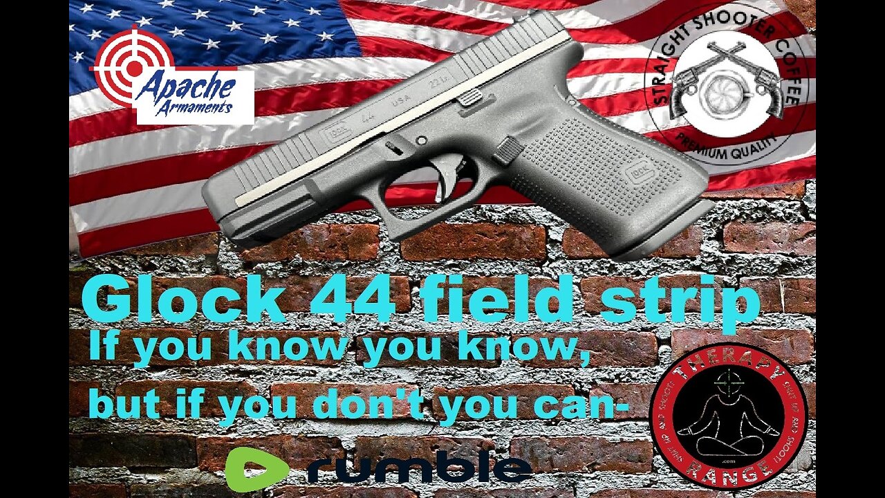 Glock 44 field Strip Take Down #TherapyRange #RumbleOnlyContent