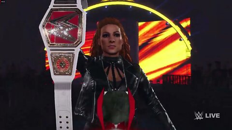 WWE 2k22 NXT 2 0 Becky Lynch Entrance