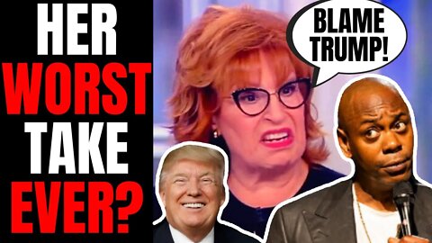 Joy Behar Has TERRIBLE Take On Dave Chappelle Attack | Blames It On Donald Trump!