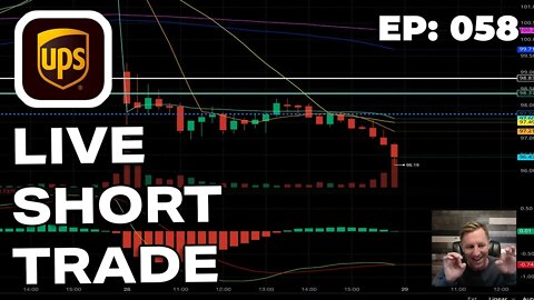 Shorting UPS On Webull | LIVE Day Trading EP 058