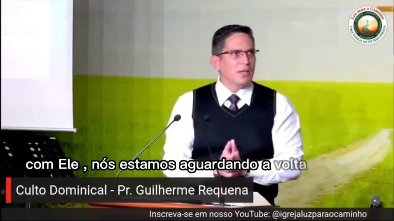 O cristão deve olhar para a cruz - Pr. Guilherme Requena.