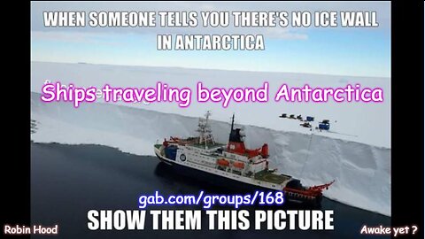 Ships traveling beyond Antarctica
