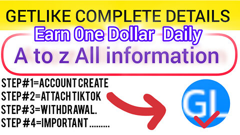 Getlike All information- How to work and withdrawals on Getlike.io to Payeer- How to create account