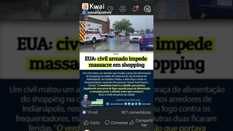 Legitima Defesa: Civil armado impede massacre em shopping