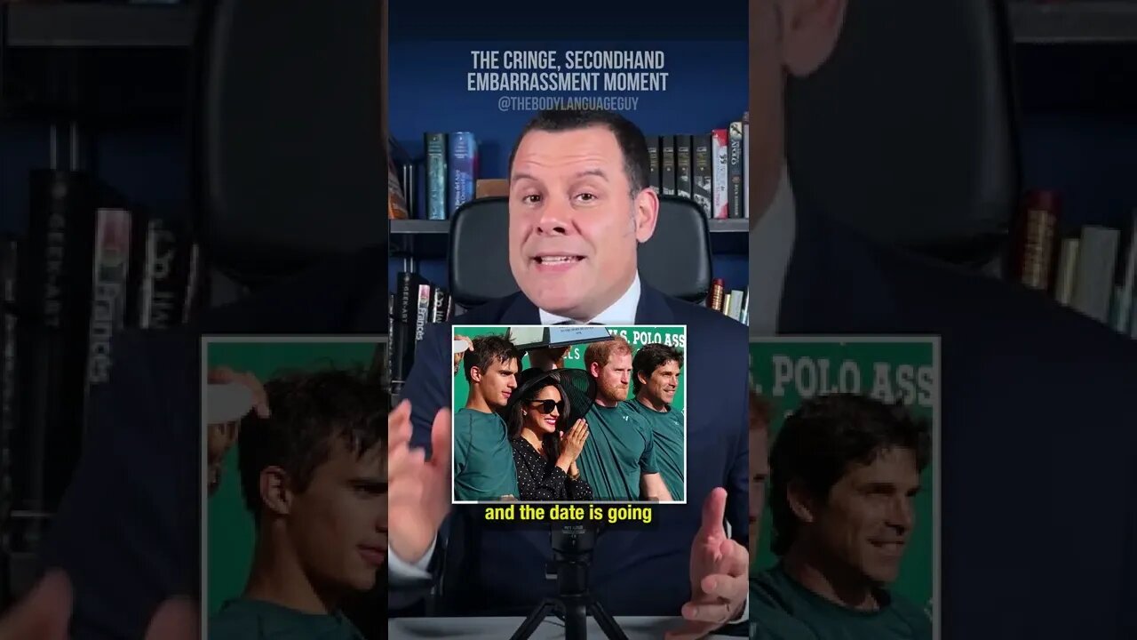 The CRINGE moment of Harry and Meghan at the Polo match - #shorts