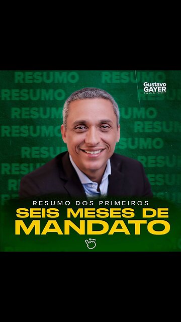 Resumo dos 6 primeiros meses de mandato de Gustavo Gayer