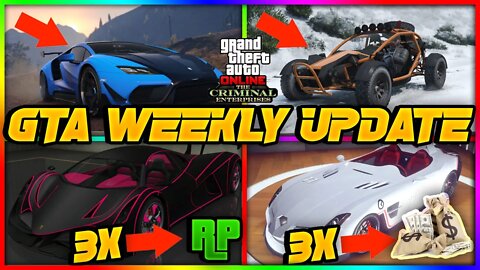 NEW GTA 5 ONLINE WEEKLY UPDATE! ( 3X $ & RP!)