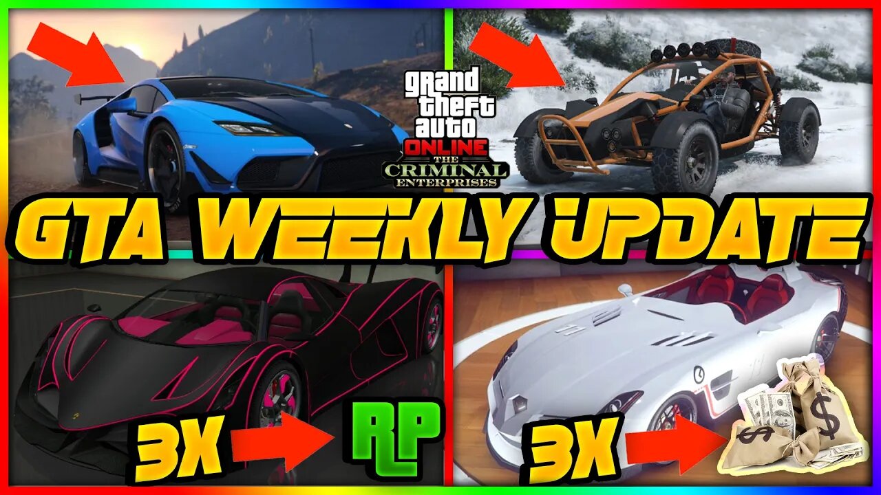 NEW GTA 5 ONLINE WEEKLY UPDATE! ( 3X $ & RP!)