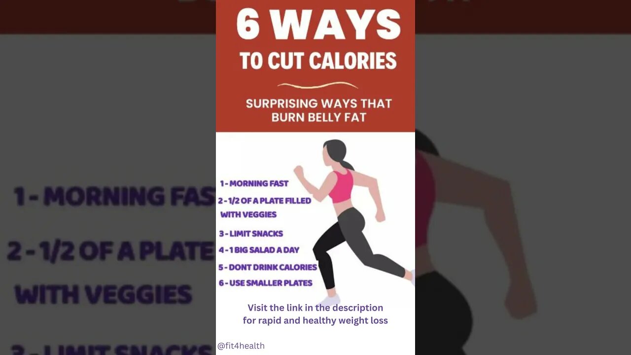 6 Ways | How To Eat Less Calories Without Feeling Hungry | How To Cut Down On Calories #Shorts