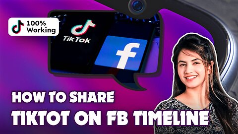 🚀🌐 How to share TikTok video to Facebook timeline ! 📢📱