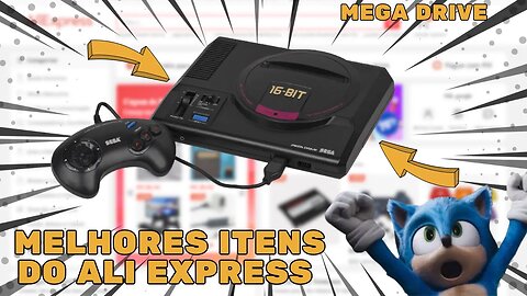 Turbinando o seu MEGA DRIVE: Acessórios incríveis para comprar no ALIEXPRESS