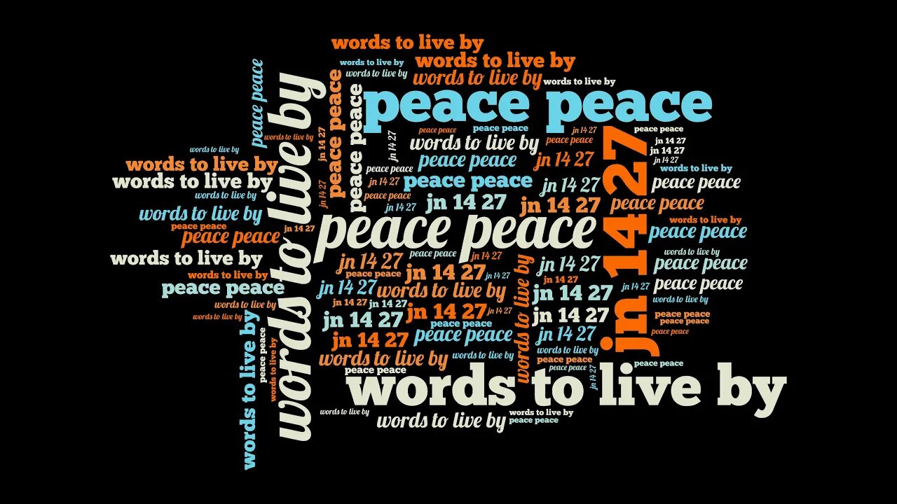 "PEACE, PEACE Words to LIVE by!" Bishop Ron Collett 3 22 20