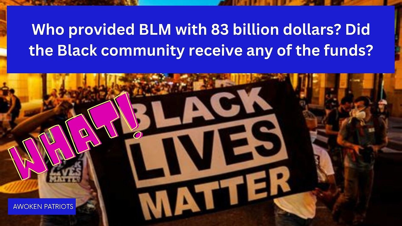 Who provided BLM with 83 billion dollars?