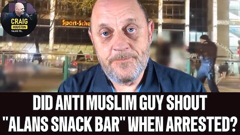 Taleb al-Abdulmohsen Seems to Shout "ALANA SNACK BAR" As Arrested For Christmas Market Attack