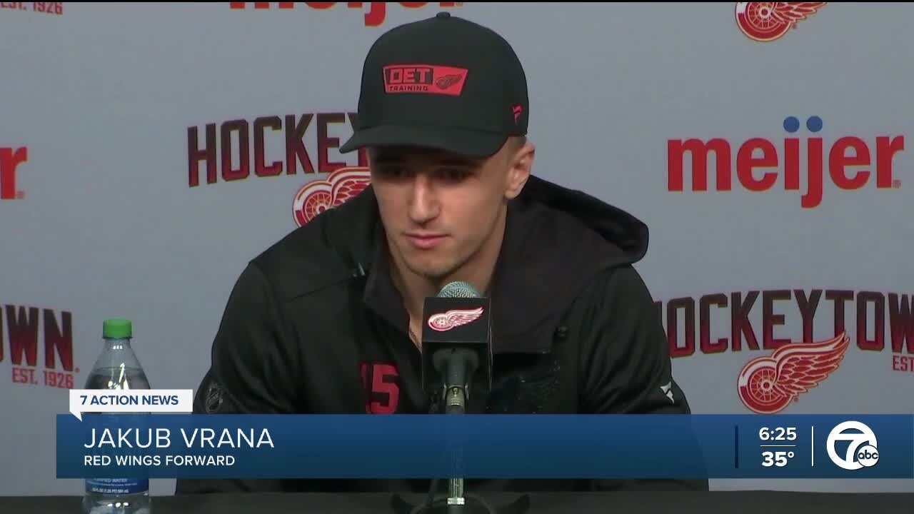 Jakub Vrana returning to Red Wings after six months away