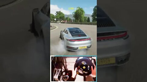 Drifting my stock Porsche 911 Carrera - Forza Horizon 4 #shorts