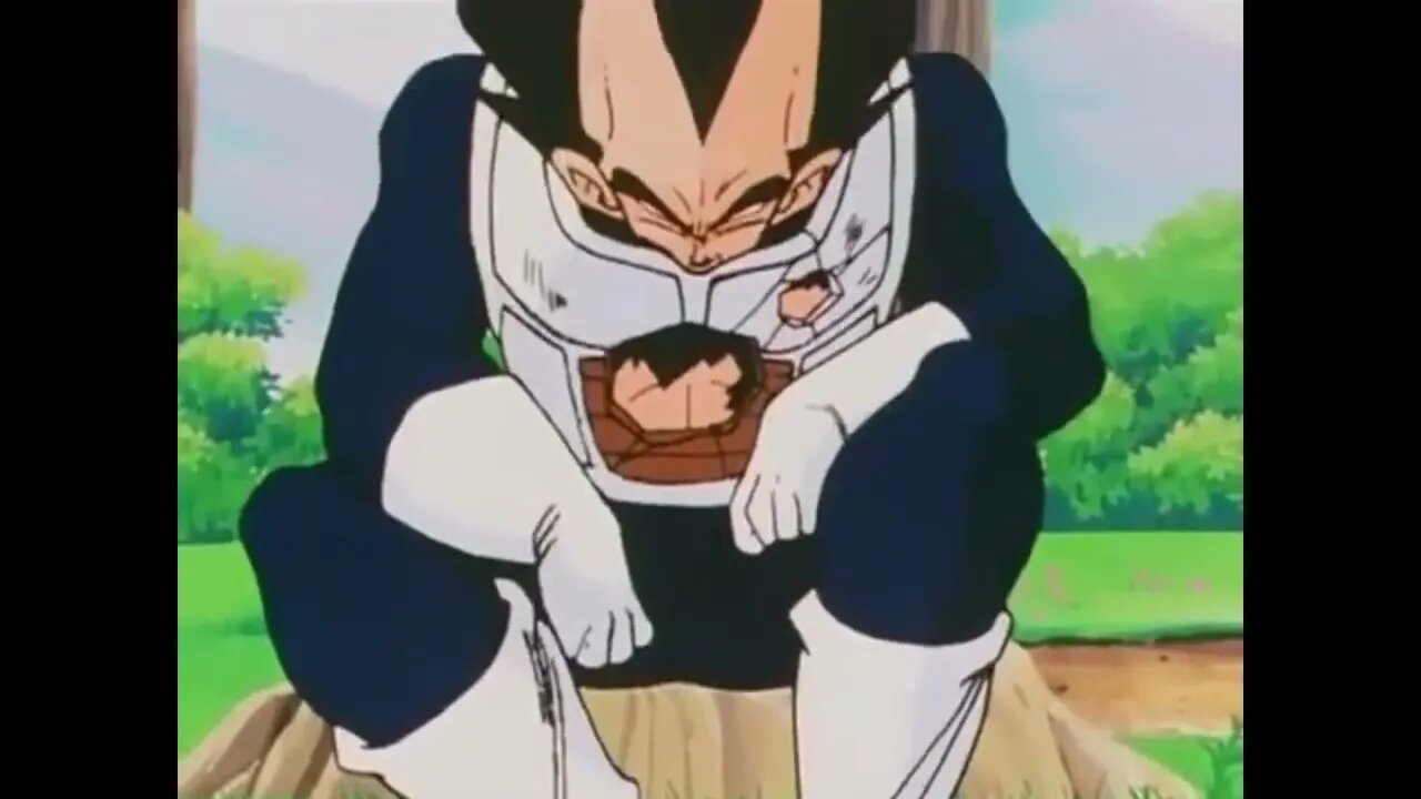 Vegeta rindo