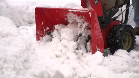 Residents deal with heavy, wet snow after nearly 10 inches fall in Racine overnight