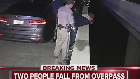 One dead, one injured after plummeting off Interstate 15 while urinating over bridge