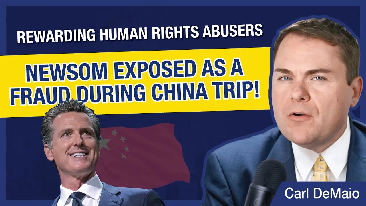 How Gavin Newsom’s Trip to China Exposes Him as Complete Fraud