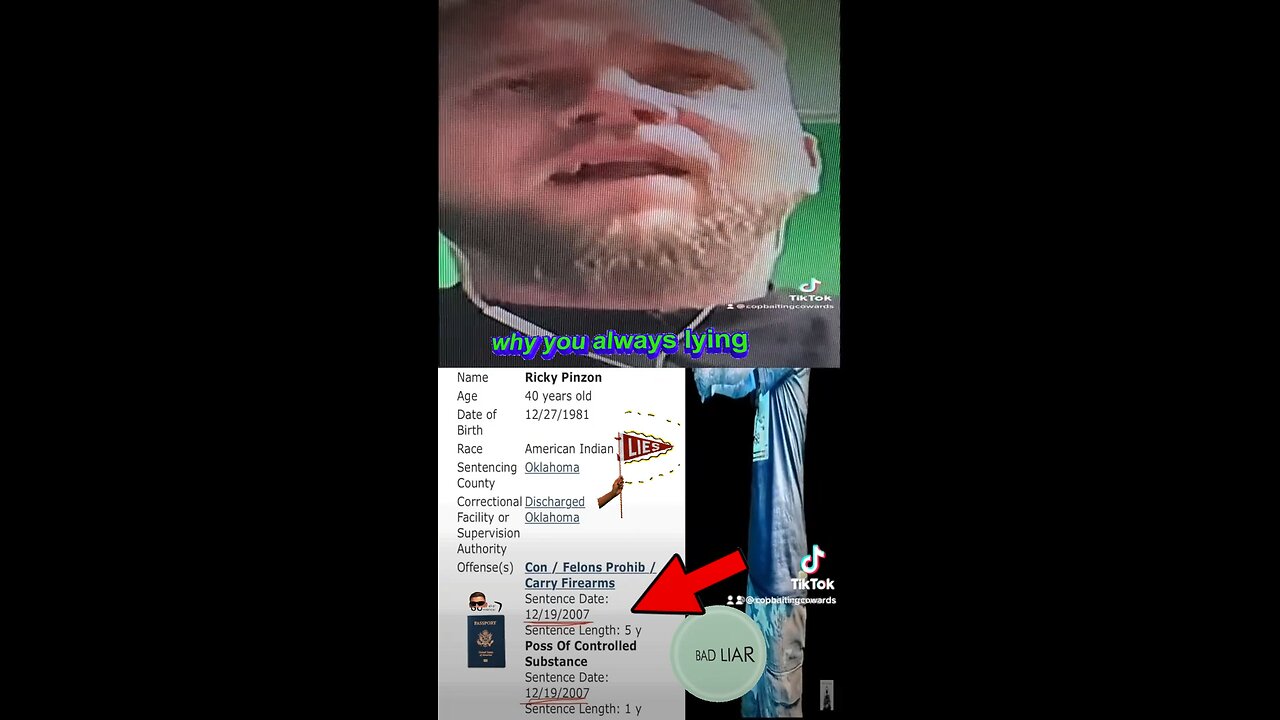 Copwatch weirdo ricky pinzon lies about his felonies