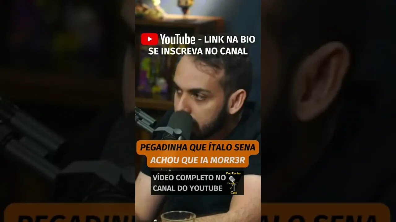 PEGADINHA QUE ÍTALO SENA ACHOU QUE IA MORR3R (vídeo completo no canal) #shorts #italosena