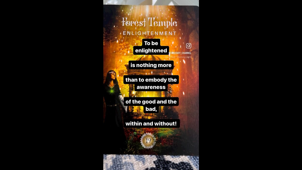 ORACLE MESSAGE (for you) Sacred Forest deck by Denise Linn #oracle #tarotary #dailycard #allsigns