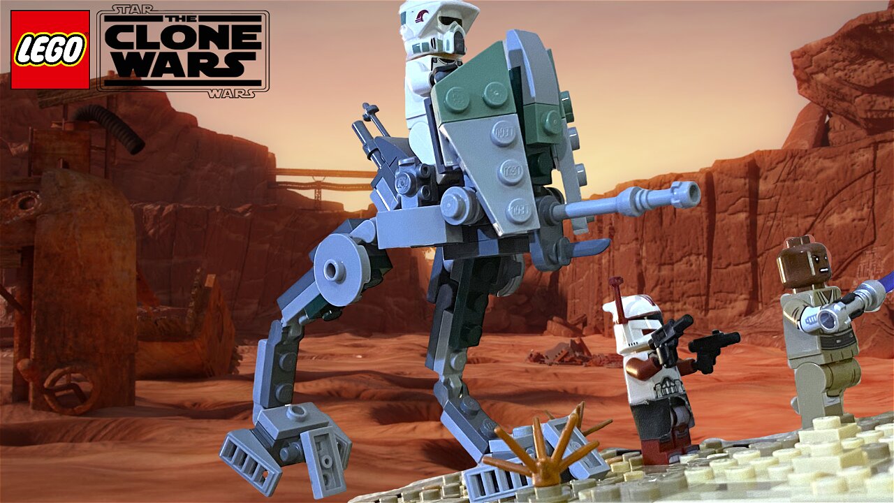 Lego RYLOTH Diorama! Clone Wars MOC Showcase