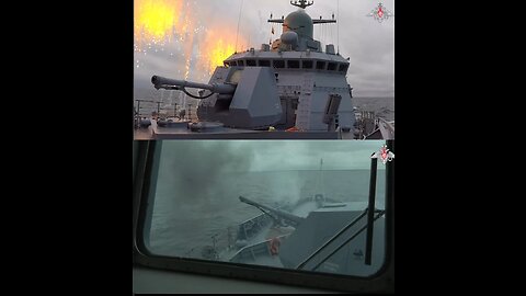 ⚓️ Defending sea lines! The Baltic Fleet's missile ship ‘Odintsovo’ performed artillery firing