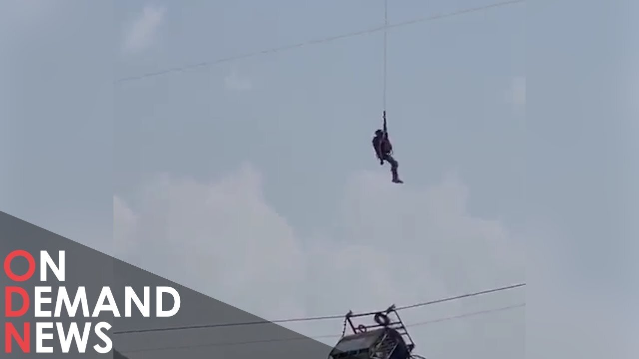 Five Children Reportedly RESCUED From Trapped Pakistani Cable Car