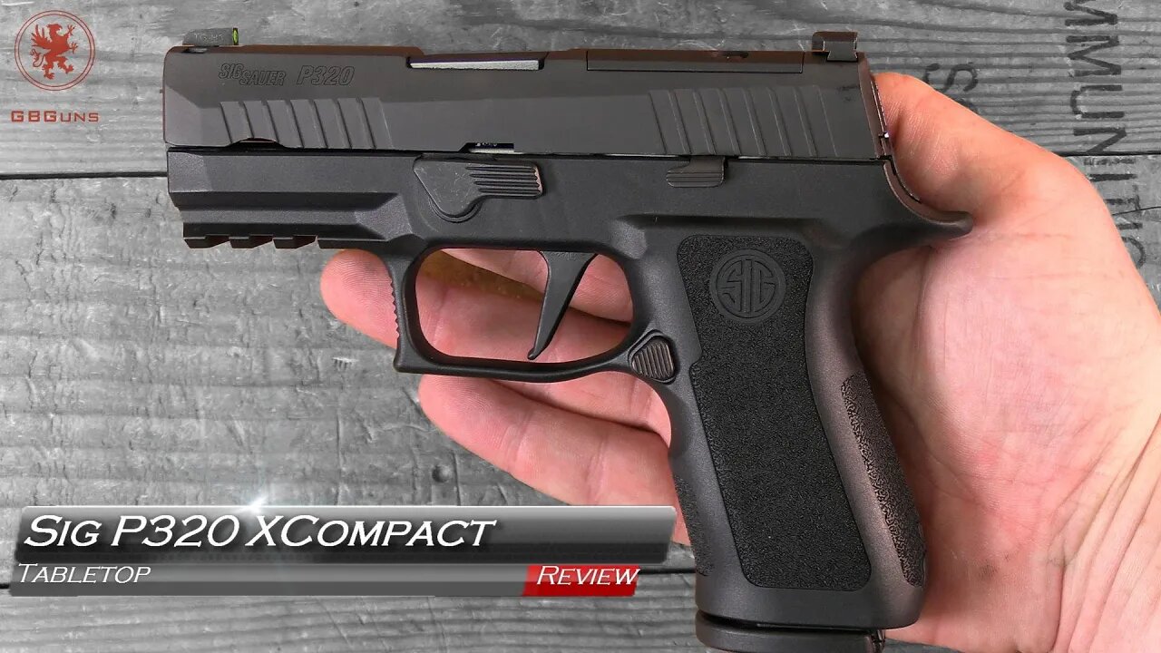 Sig P320 XCompact Tabletop Review and Field Strip