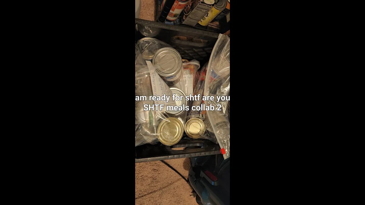 SHTF Meals Collab #2 Preparing for the worst of days or even just a couple bad ones.