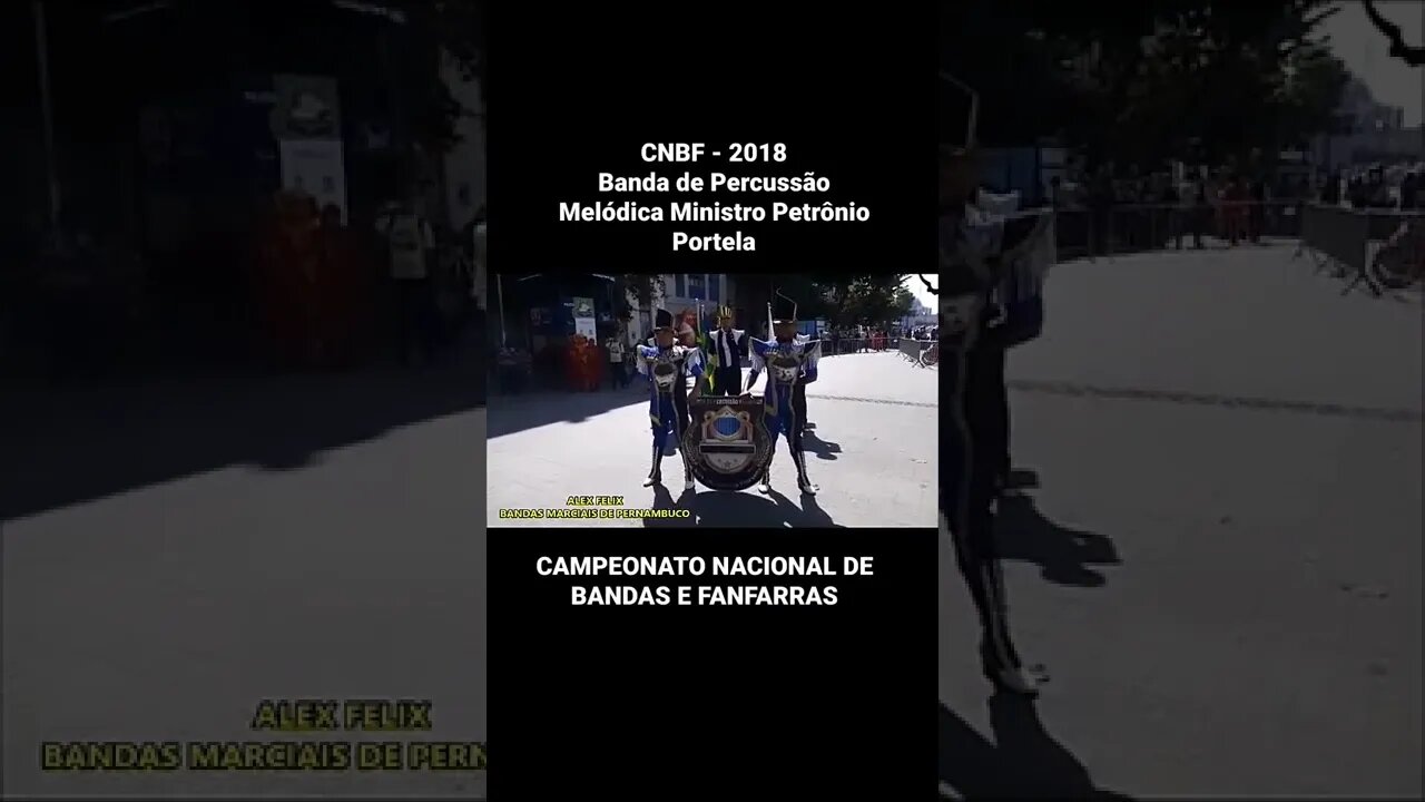 CNBF 2018 - BANDA DE PERCUSSÃO MELÓDICA MINISTRO PETRÔNIO PORTELA - #Shorts