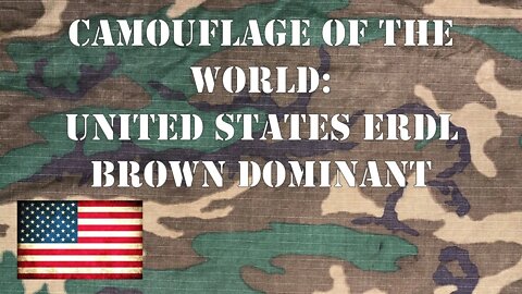 Camouflage of the World: U.S. Brown Dominant ERDL