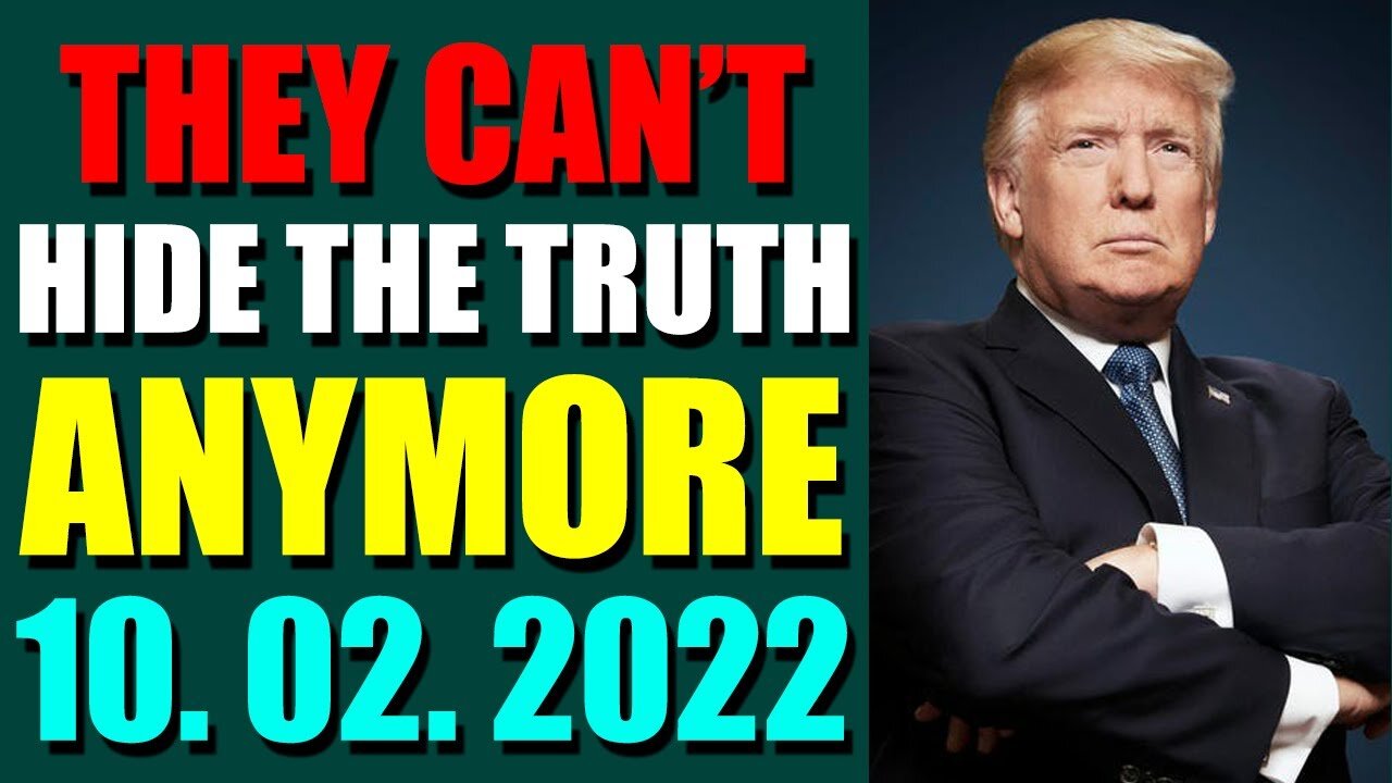 JULIE GREEN INTEL UPDATE TODAY (OCT 02, 2022) – THEY CAN’T HIDE THE TRUTH ANYMORE - TRUMP NEWS