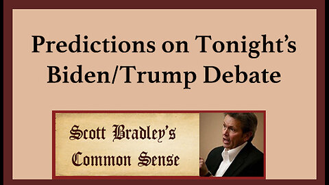 Predictions on Tonight's Biden/Trump Debate