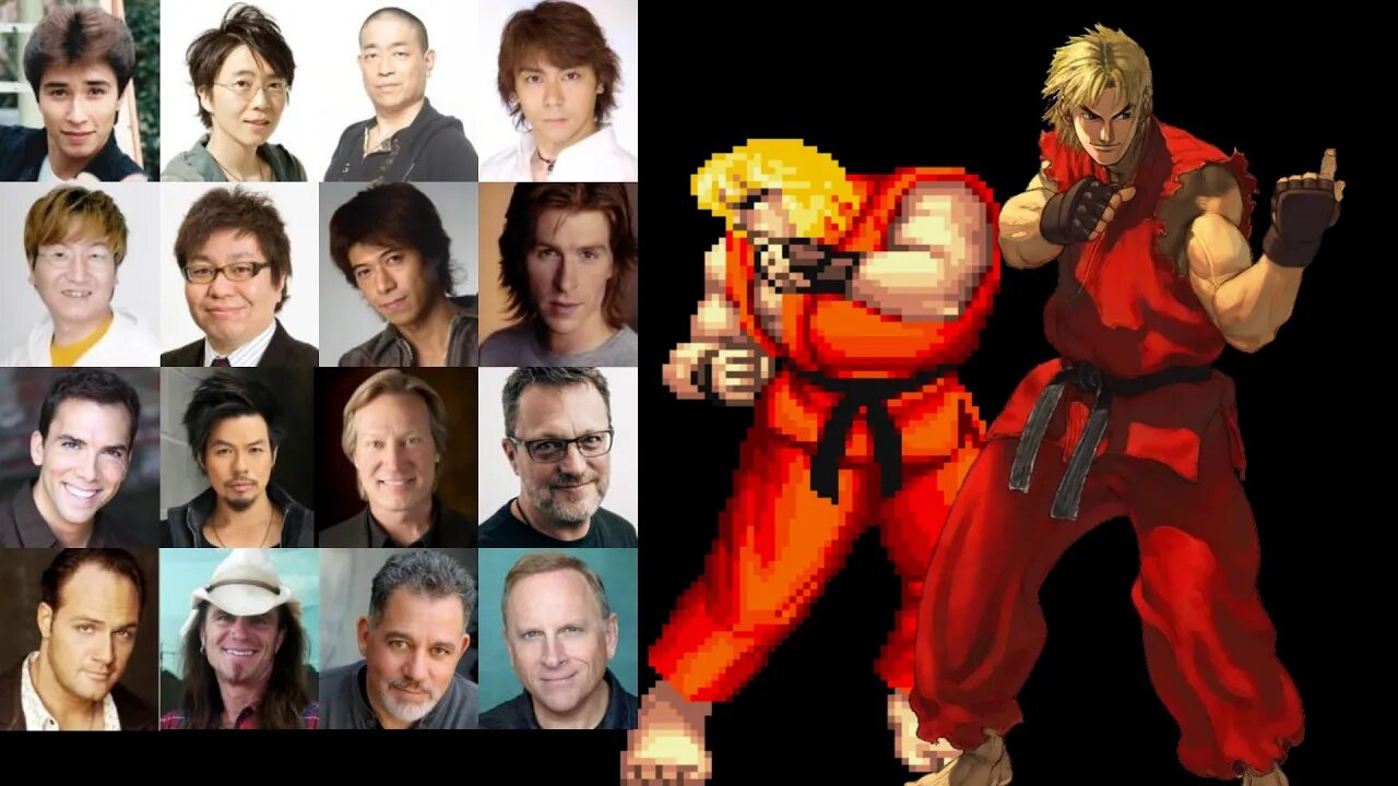 Video Game Voice Comparison- Ken Masters (Street Fighter)