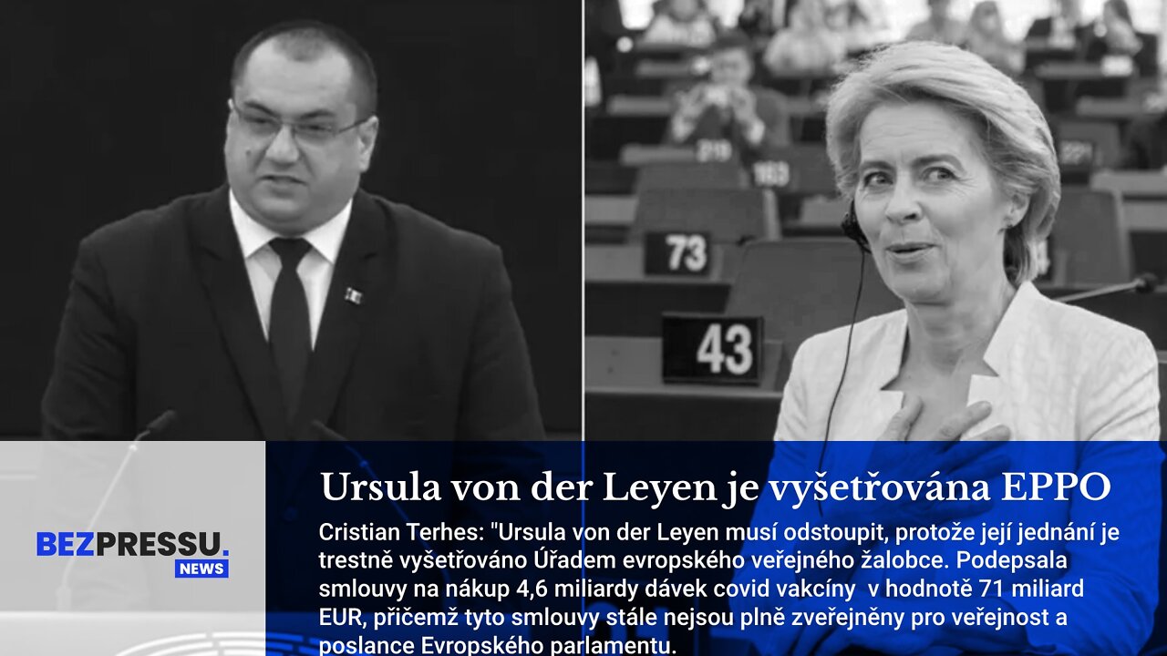 Ursula von der Leyen je vyšetřována EPPO