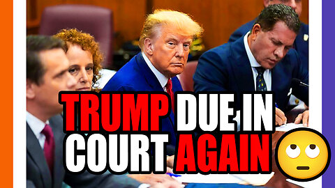 🚨BREAKING: Trump Due In Court TODAY 🟠⚪🟣