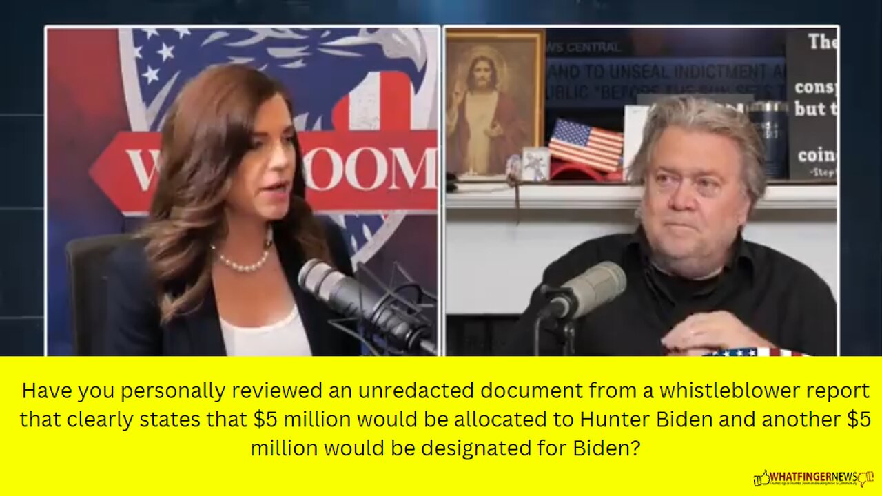 Have you personally reviewed an unredacted document from a whistleblower report