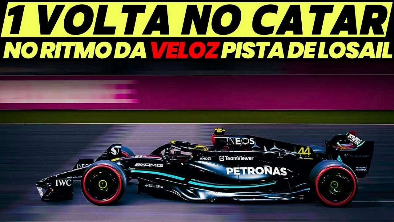 Um giro no circuito do Catar com Jake Benham da MERCEDES F1 2023