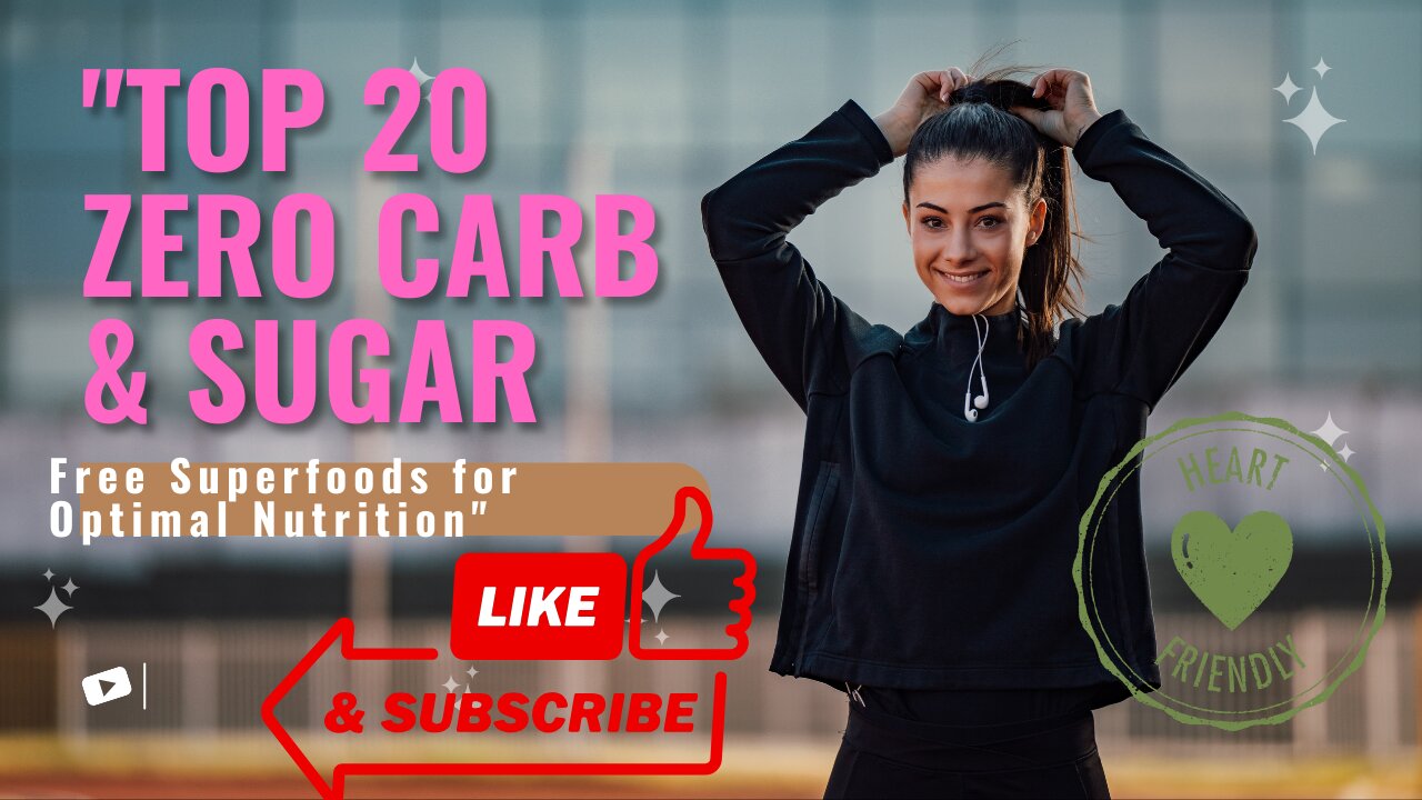Top 20 Zero Carb & Sugar Free Superfoods for Optimal Nutrition