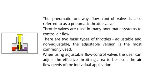 009 | Introduction and Symbol of One Way Flow Control Valve | Pneumatic |