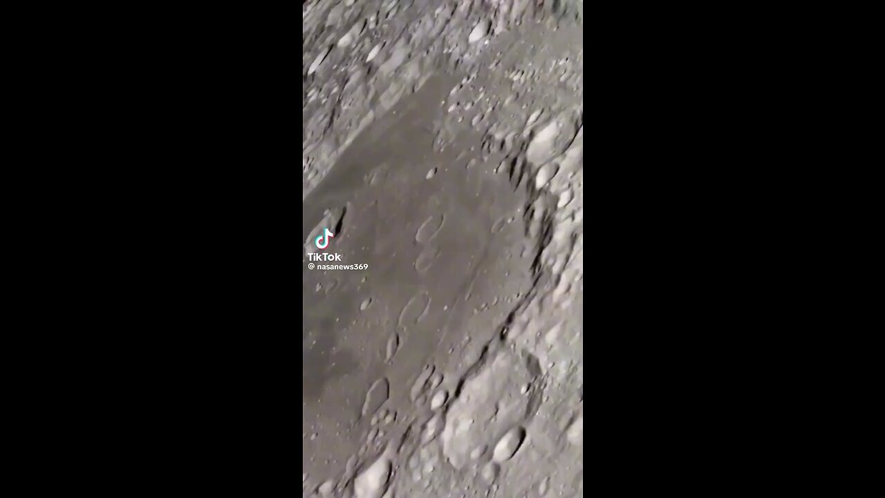 This is the closest video taken to the moon