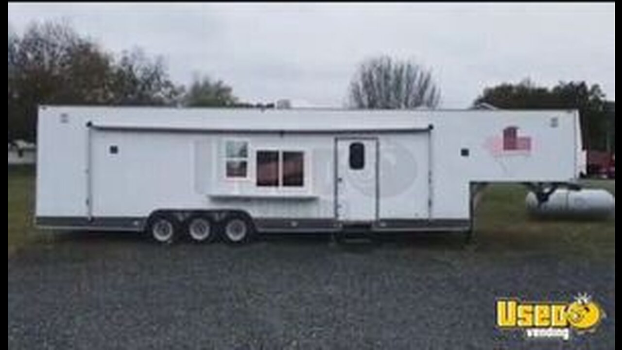 Huge and Unique 8' x 40' Mobile Pizza Concession Trailer for Sale in Arkansas