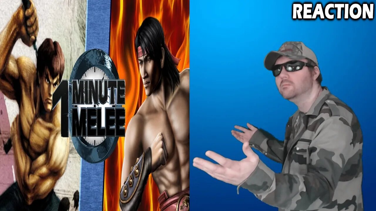 One Minute Melee S4 EP7 - Fei Long vs Liu Kang (Street Fighter vs Mortal Kombat) REACTION!!! (BBT)