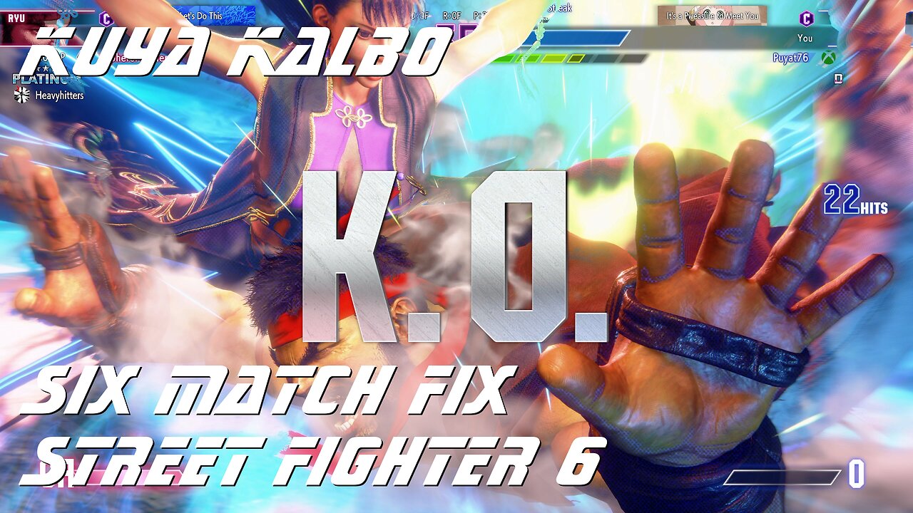 Kuya Kalbo Six Match Fix with Chun Li on Street Fighter 6 as Puyat 02-15-2024 Part 2